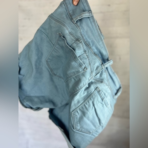 Booty Jean shorts. Super stretchy material like leggings! Size L - Picture 12 of 14
